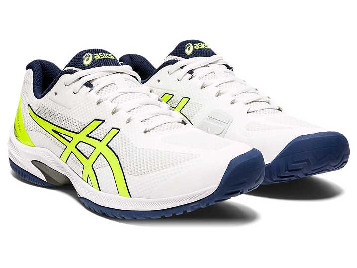 Asics Court Speed FF Tennisskor Herr Vita Gula | Sverige-9401234