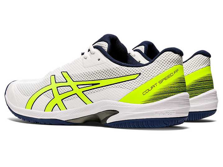 Asics Court Speed FF Tennisskor Herr Vita Gula | Sverige-9401234