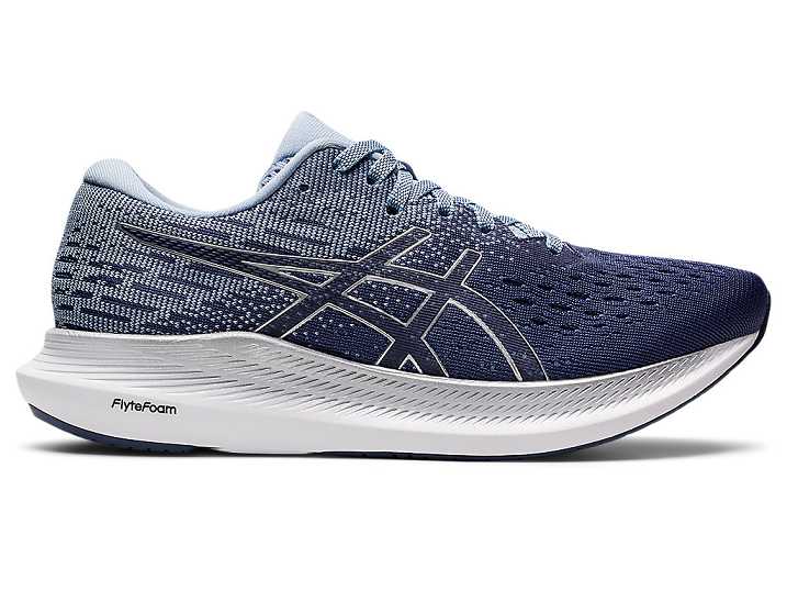 Asics EVORIDE 2 WIDE Löparskor Dam Blå Silver | Sverige-7293851