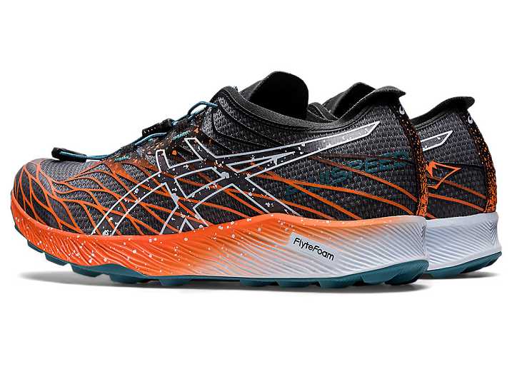 Asics FujiSpeed Trail löparskor Dam Svarta Orange | Sverige-0269143