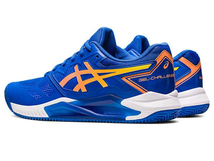 Asics GEL-CHALLENGER 13 CLAY Tennisskor Herr Blå Orange | Sverige-5964321