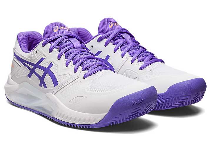 Asics GEL-CHALLENGER 13 CLAY Tennisskor Dam Vita Lila | Sverige-6310485