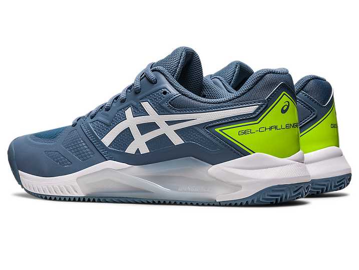 Asics GEL-CHALLENGER 13 CLAY Tennisskor Herr Grå Blå Vita | Sverige-8924653