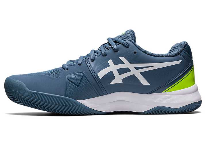 Asics GEL-CHALLENGER 13 CLAY Tennisskor Herr Grå Blå Vita | Sverige-8924653