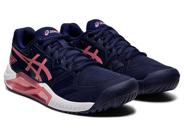 Asics GEL-CHALLENGER 13 Tennisskor Dam Marinblå Rosa | Sverige-4502178