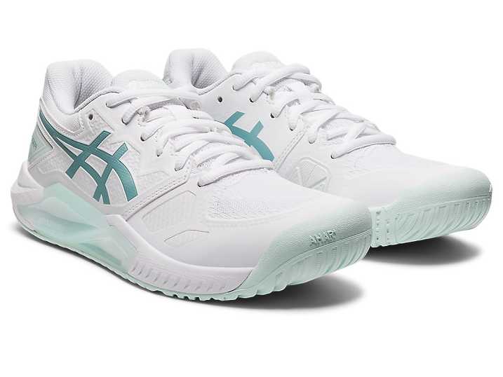 Asics GEL-CHALLENGER 13 Tennisskor Dam Vita Blå | Sverige-0759831