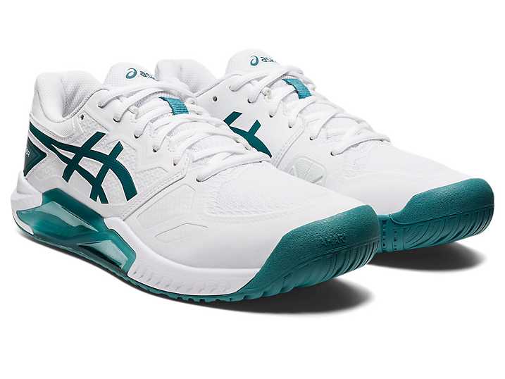 Asics GEL-CHALLENGER 13 Tennisskor Herr Vita Mörkgröna | Sverige-7409815