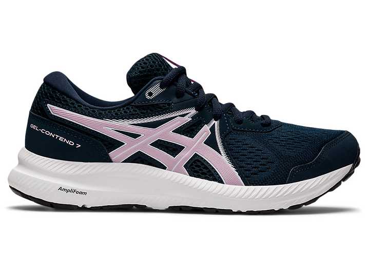 Asics GEL-CONTEND 7 Promenadskor Dam Blå Rosa | Sverige-8976034