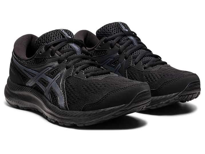 Asics GEL-CONTEND 7 Promenadskor Dam Svarta Grå | Sverige-6205174