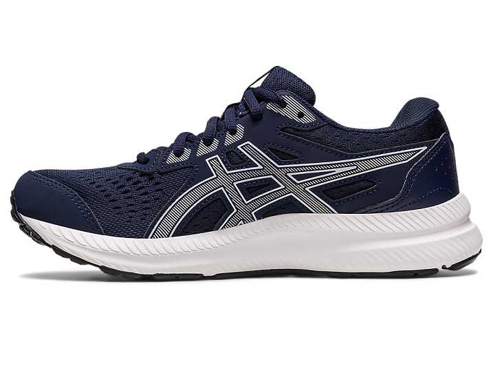 Asics GEL-CONTEND 8 Löparskor Dam Marinblå | Sverige-1076823