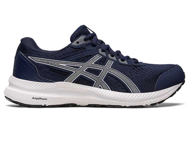 Asics GEL-CONTEND 8 Löparskor Dam Marinblå | Sverige-1076823