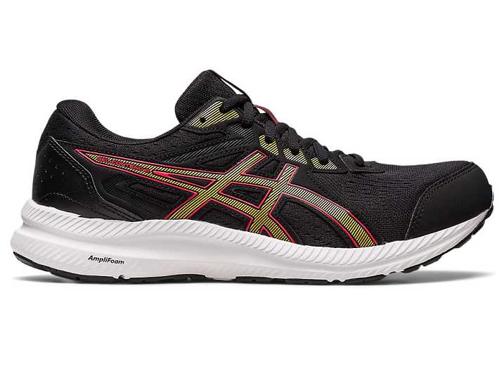 Asics GEL-CONTEND 8 Löparskor Herr Svarta Olivgröna | Sverige-6458179