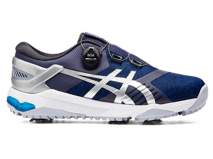 Asics GEL-COURSE DUO BOA Golfskor Herr Marinblå Silver | Sverige-9805461