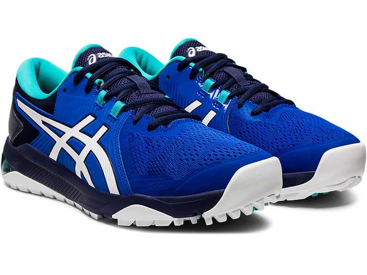 Asics GEL-COURSE GLIDE Golfskor Herr Blå Vita | Sverige-5643170