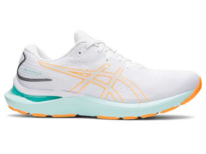 Asics GEL-CUMULUS 24 Löparskor Dam Vita Orange | Sverige-4896257