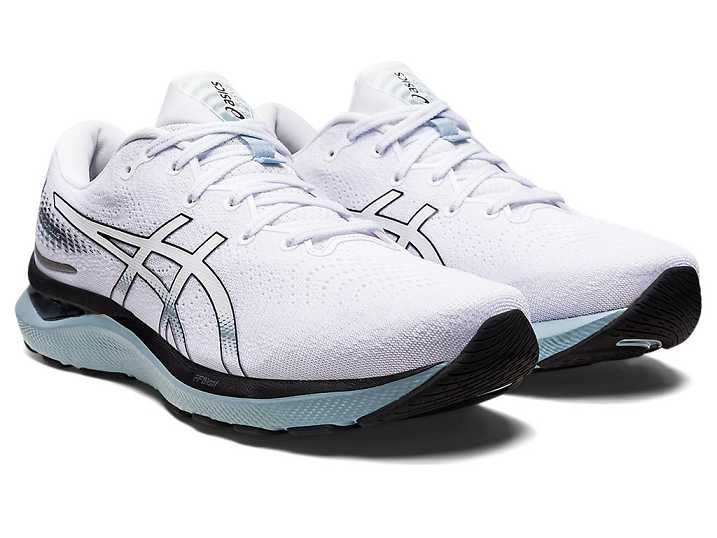 Asics GEL-CUMULUS 24 Löparskor Herr Vita Svarta | Sverige-3028467