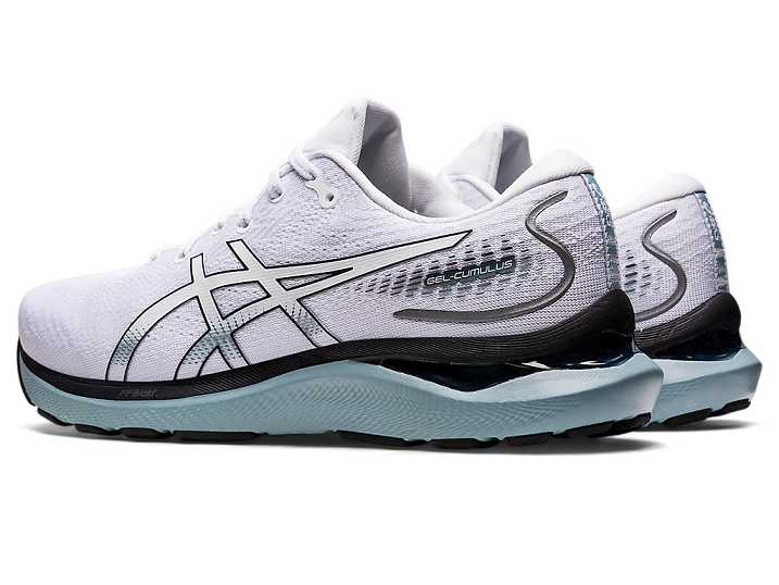 Asics GEL-CUMULUS 24 Löparskor Herr Vita Svarta | Sverige-3028467