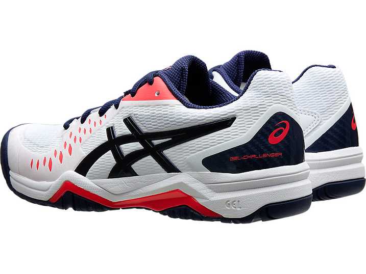 Asics GEL-Challenger 12 Tennisskor Dam Vita Marinblå | Sverige-5247613