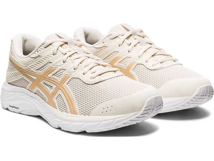 Asics GEL-Contend 6 Twist Promenadskor Dam Khaki | Sverige-5814362