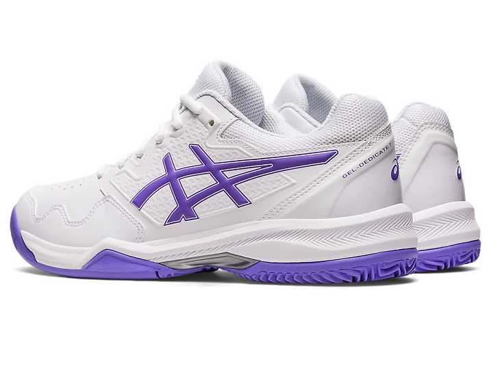 Asics GEL-DEDICATE 7 CLAY Tennisskor Dam Vita Lila | Sverige-0271395