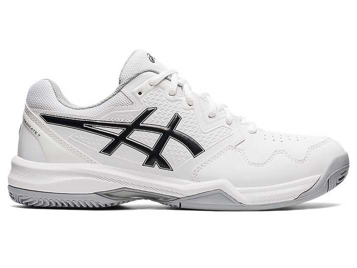 Asics GEL-DEDICATE 7 CLAY Tennisskor Herr Vita Svarta | Sverige-9326417