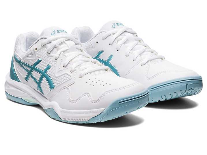 Asics GEL-DEDICATE 7 Tennisskor Dam Vita Blå | Sverige-0643718