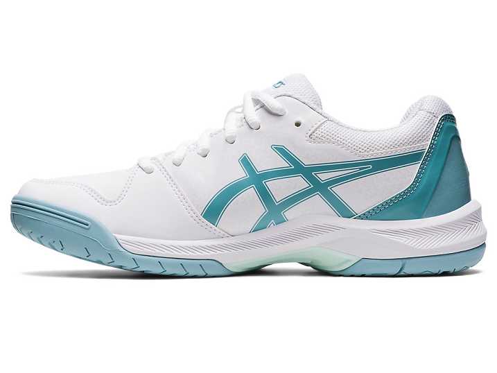 Asics GEL-DEDICATE 7 Tennisskor Dam Vita Blå | Sverige-0643718