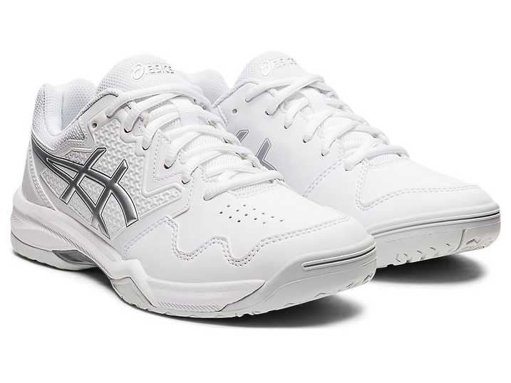 Asics GEL-DEDICATE 7 Tennisskor Dam Vita Silver | Sverige-1698024