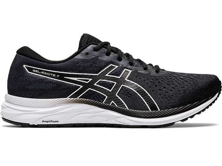 Asics GEL-EXCITE 7 WIDE Löparskor Dam Svarta Vita | Sverige-1432985