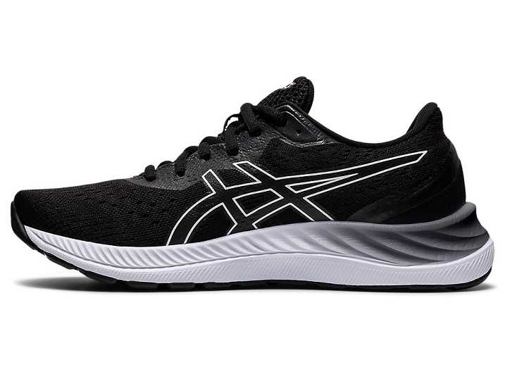 Asics GEL-EXCITE 8 Promenadskor Dam Svarta Vita | Sverige-9317605