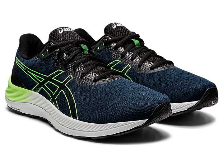 Asics GEL-EXCITE 8 Promenadskor Herr Blå Ljusgröna | Sverige-6270834