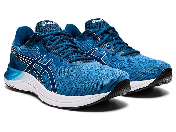 Asics GEL-EXCITE 8 Promenadskor Herr Blå Vita | Sverige-7092845