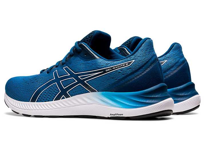 Asics GEL-EXCITE 8 Promenadskor Herr Blå Vita | Sverige-7092845