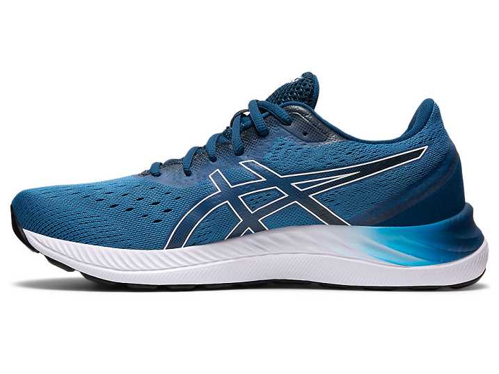 Asics GEL-EXCITE 8 Promenadskor Herr Blå Vita | Sverige-7092845