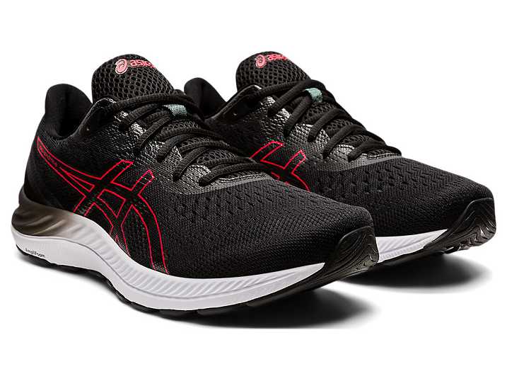 Asics GEL-EXCITE 8 Promenadskor Herr Svarta Röda | Sverige-5642379