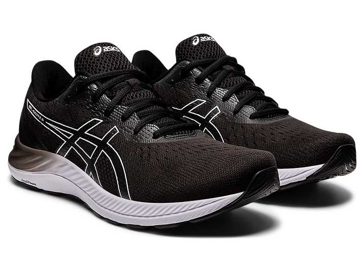 Asics GEL-EXCITE 8 Promenadskor Herr Svarta Vita | Sverige-6305418