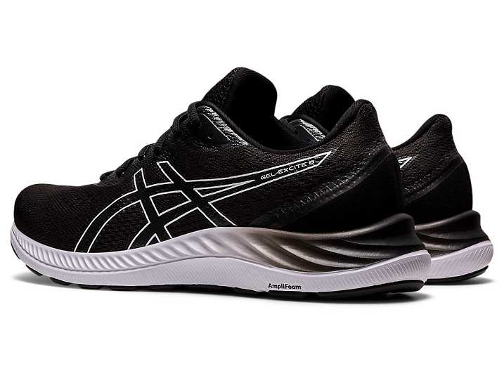 Asics GEL-EXCITE 8 Promenadskor Herr Svarta Vita | Sverige-6305418