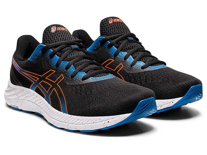 Asics GEL-EXCITE 8 Promenadskor Herr Svarta Guld Orange | Sverige-8706254