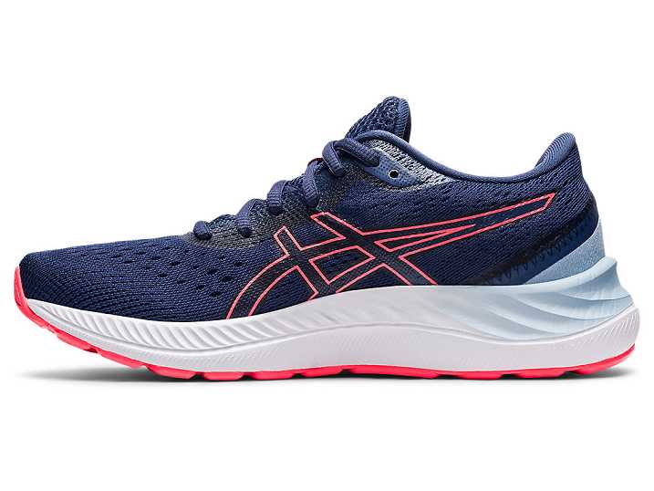 Asics GEL-EXCITE 8 WIDE Promenadskor Dam Blå Korall | Sverige-1583279