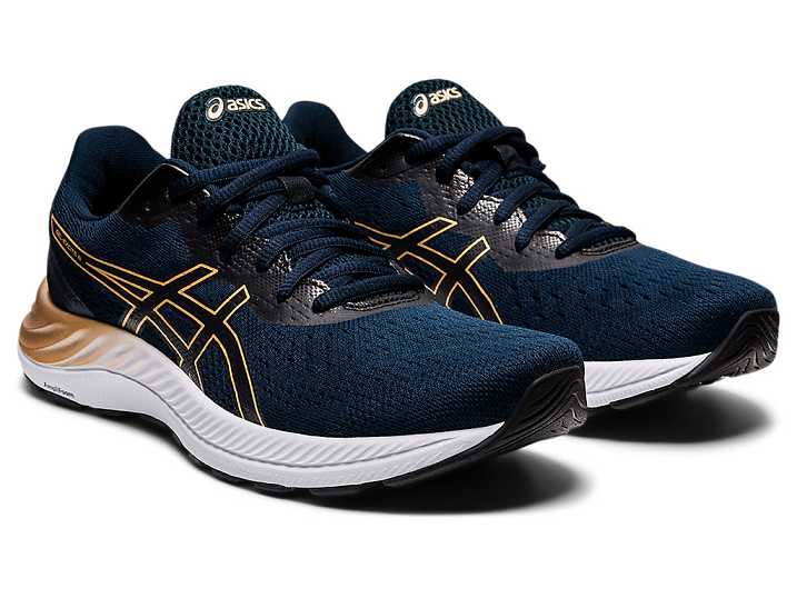 Asics GEL-EXCITE 8 WIDE Promenadskor Dam Blå | Sverige-4139580