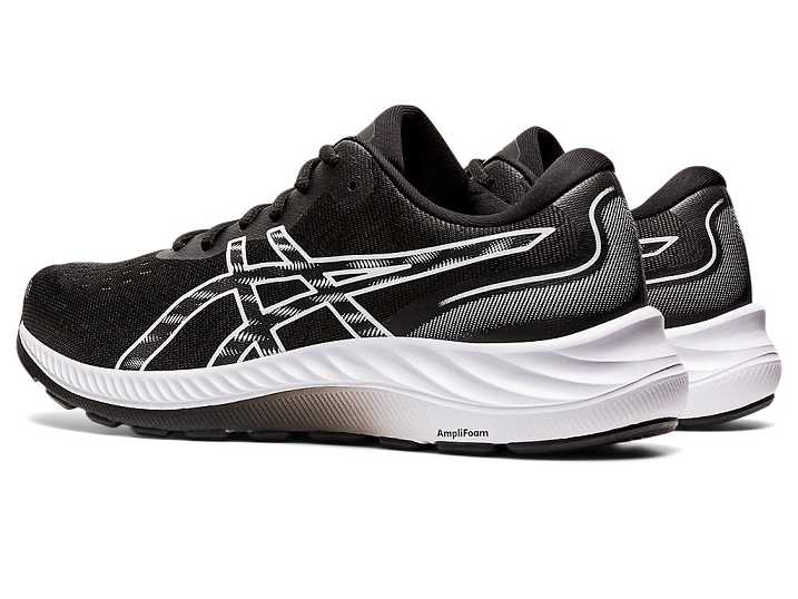 Asics GEL-EXCITE 9 EXTRA WIDE Promenadskor Herr Svarta Vita | Sverige-1563049