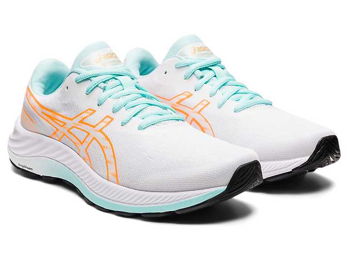 Asics GEL-EXCITE 9 Promenadskor Dam Vita Orange | Sverige-1503472