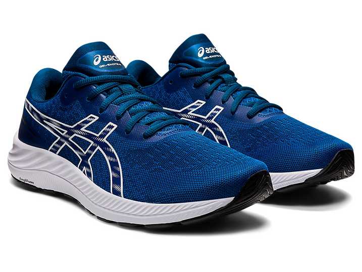 Asics GEL-EXCITE 9 Promenadskor Herr Blå Vita | Sverige-6259380