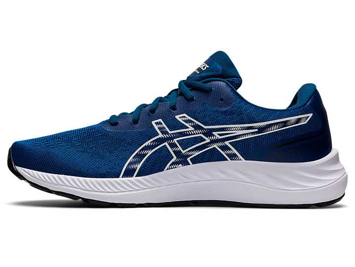 Asics GEL-EXCITE 9 Promenadskor Herr Blå Vita | Sverige-6259380