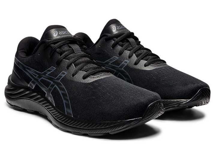 Asics GEL-EXCITE 9 Promenadskor Herr Svarta Grå | Sverige-5182079