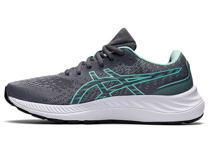 Asics GEL-EXCITE 9 WIDE Promenadskor Dam Grå Gröna | Sverige-0281645