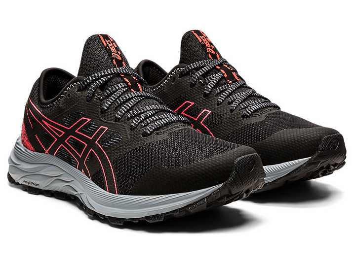 Asics GEL-EXCITE TRAIL Promenadskor Dam Svarta Korall | Sverige-0921546