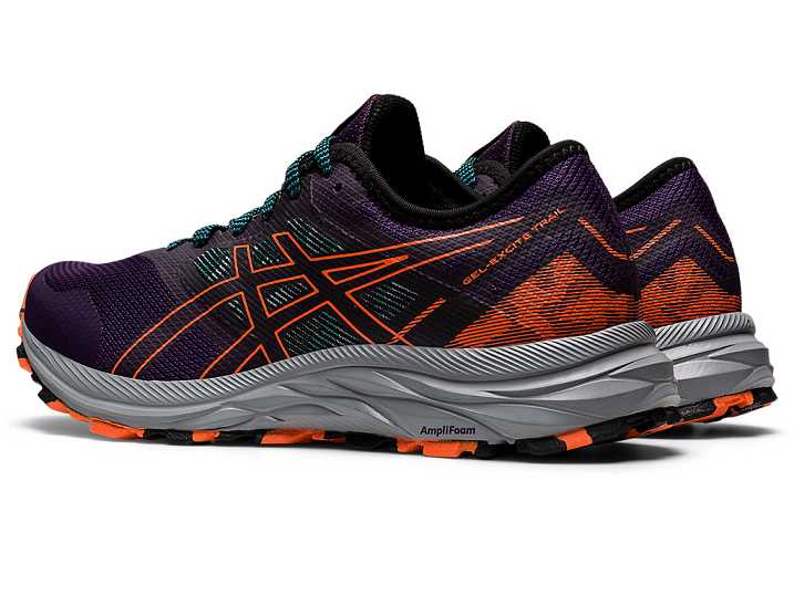 Asics GEL-EXCITE TRAIL Promenadskor Dam Mörklila Orange | Sverige-4315207