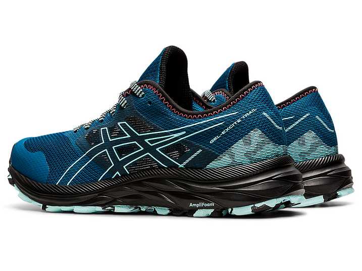 Asics GEL-EXCITE TRAIL Promenadskor Dam Mörkturkos Blå | Sverige-6513482