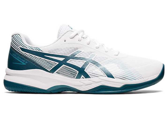 Asics GEL-GAME 8 Tennisskor Herr Vita Mörkgröna | Sverige-6879250